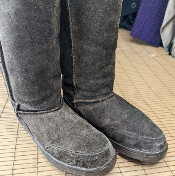 UGG Australia 5225 Ultra Tall Classic Boots Chocolate Womens sz 8 F8007A. Heel r - Picture 2 of 10